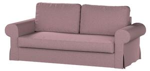 Potah na pohovku IKEA Backabro, 3-místná, rozkládací barva růžová látka pletený vzor