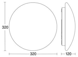 Steinel 056070 - LED Koupelnové svítidlo se senzorem RS PRO LED/16W/230V IP54