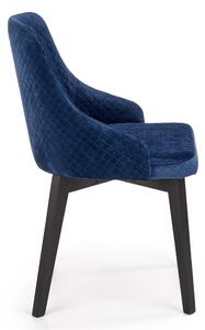 Jídelní židle TULIDU 3 tmavě modrá/černá