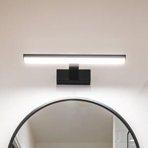 EGLO LED nástěnné svítidlo Pandella 1, délka 40 cm, černá barva, hliník, Černá, Koupelna, Hliník, Moderní