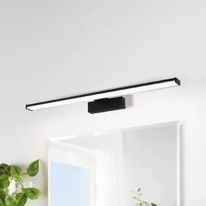 EGLO LED nástěnné svítidlo Pandella 1, délka 60 cm, černá barva, hliník, Černá, Koupelna, Hliník, Moderní