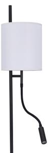LED Stojací lampa TOKYO 1xE27/40W/230V + LED/3W černá/bílá