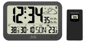 JVD Digitální černé rádiem řízené hodiny JVD RB3565.1 ( )