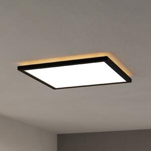 EGLO connect LED stropní svítidlo Rovito-Z, černé, 39 x cm, stmívatelný, Černá, Obývací pokoj / jídelna, Plast