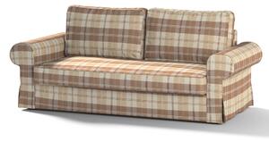 Potah na pohovku IKEA Backabro, 3-místná, rozkládací barva béžová látka pletený vzor, vzorované
