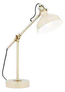 Orion LA 4-1222/1 - Stolní lampa SCHILLER 1xE27/40W/230V krémová/bronz