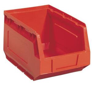 Manutan Expert Plastový box Manutan 12,5 x 14,5 x 24 cm, červený