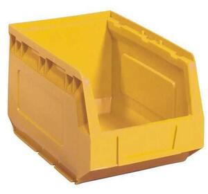 Manutan Expert Plastový box Manutan 12,5 x 14,5 x 24 cm, žlutý