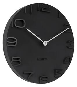 Nástěnné hodiny EDGE, Ø 42 cm, černá