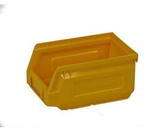 Manutan Expert Plastový box Manutan 8,3 x 10,3 x 16,5 cm, žlutý
