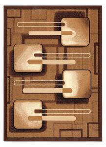 Weltom Kusový koberec BCF Morad MALINA Moderní hnědý Rozměr: 120x170 cm