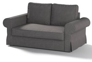 Potah na pohovku IKEA Backabro 2-místná, rozkládací barva šedá látka pletený vzor