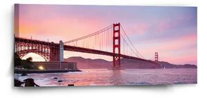 Sablio Obraz Golden Gate - 110x50 cm