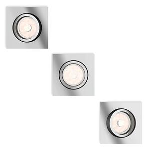 Philips 50403/11/PN - SADA 3x Podhledové svítidlo DONEGAL 1xGU10/5,5W/230V