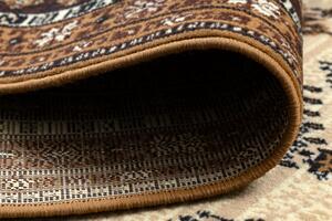 Weltom Kusový koberec BCF Morad ZEGARY Klasický béžový Rozměr: 60x110 cm