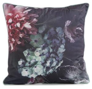 DEKORAČNÍ POVLAK NA POLŠTÁŘ VELVET 131 45X45 CM KVĚTY