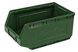Manutan Expert Plastový box Manutan 16,5 x 20,7 x 34,5 cm, žlutý
