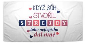 Sablio Ručník Když Bůh stvořil strejdy - 30x50 cm