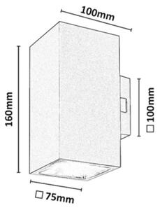 Rabalux 77215 - LED Ven nástěnné svítidlo URFA 18W/230V 2700/4000/6500K IP65