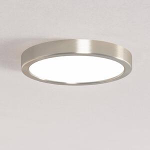 EGLO connect Smart LED přisazené svítidlo Fueva 6-Z, šedé, Ø 21 cm, stmívatelný, Hliník / šedá / zinek, Obývací pokoj / jídelna, Plast, Moderní