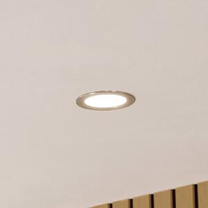 EGLO connect Smart LED podhledové svítidlo Fueva 6-Z, šedé, Ø 12cm, stmívatelný, Hliník / šedá / zinek, Obývací pokoj / jídelna, Plast, Moderní