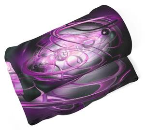 Sablio Deka Fialová abstrakce - 150x120 cm