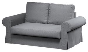 Potah na pohovku IKEA Backabro 2-místná, rozkládací barva šedá látka pletený vzor