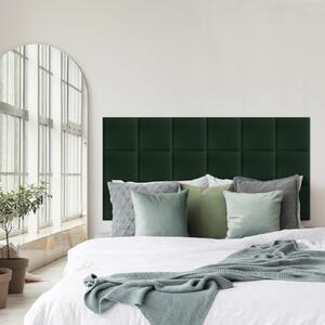 Čalouněný panel - Čtverec - 30x30cm Barva: Lahvově zelená