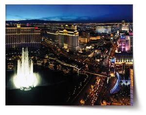 Sablio Plakát Las Vegas - 60x40 cm