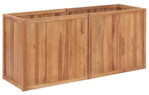 Vyvýšený záhon 150 x 50 x 70 cm masivní teakové dřevo