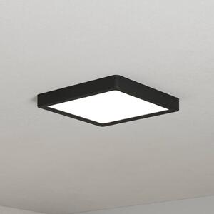 EGLO connect Smart LED přisazené svítidlo Fueva 6-Z, černé, 22 cm, stmívatelný, Černá, Obývací pokoj / jídelna, Plast, Moderní