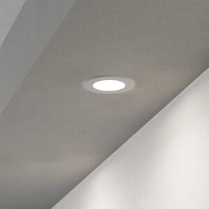 EGLO connect LED podhledové svítidlo Fueva 6-Z, bílé, sada 3 ks, stmívatelný, Bílá / opál, Obývací pokoj / jídelna, Plast, Moderní
