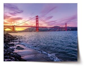 Sablio Plakát Golden Gate 5 - 60x40 cm