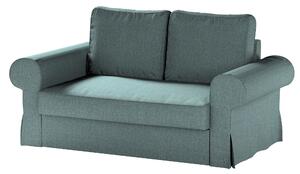 Potah na pohovku IKEA Backabro 2-místná, rozkládací barva modrá látka pletený vzor