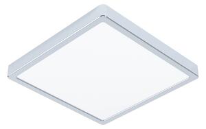 EGLO connect Smart LED přisazené svítidlo Fueva 6-Z, chrom, 29 cm, stmívatelný, Hliník / šedá / zinek, Obývací pokoj / jídelna, Plast, Moderní