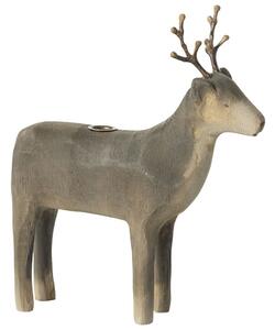 Dřevěný svícen Reindeer Medium