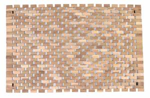 Protiskluzová předložka, teak, přírodní, 60 x 40 cm