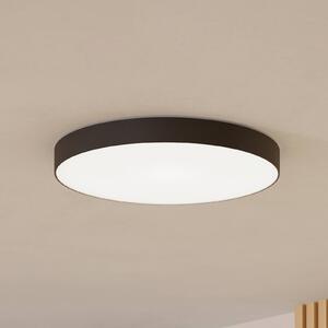 EGLO connect Smart LED stropní svítidlo Gallizzi-Z, černé, Ø69cm, stmívatelný, Černá, Obývací pokoj / jídelna, Plast, Moderní