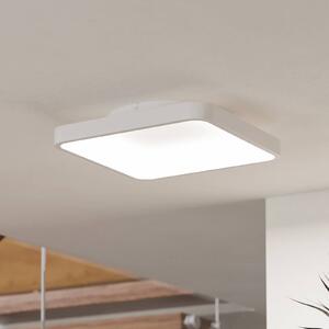 EGLO connect Smart-LED stropní svítidlo Loretello-Z, hranaté, bílé, stmívatelný, Bílá / opál, Obývací pokoj / jídelna, kov, Moderní
