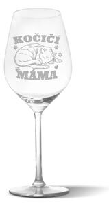 Sablio Sklenička na víno Kočičí máma: 49 cl