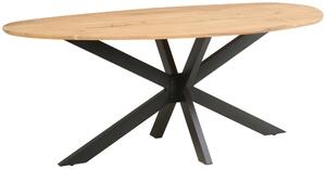 JÍDELNÍ STŮL, akácie, černá, barvy akácie, 200/100/76 cm MID.YOU - Jídelní stoly, Online Only