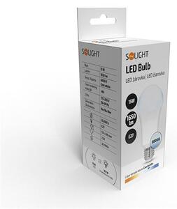 SOLIGHT LED žárovka klasický tvar A65 15W, E27, 6000K, 220°, 1650lm
