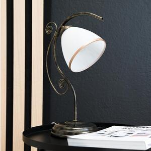 Stolní lampa RETRO II 1xE27/60W/230V černá patina