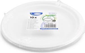 Bio talíř z cukrové třtiny 22cm 10ks