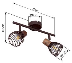Globo 54817-2 - Bodové svítidlo ISABELLE 2xE14/40W/230V