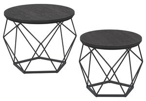Přístavný stolek MRAMOR černá
