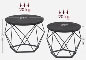 Přístavný stolek MRAMOR černá