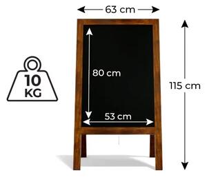 Allboards Reklamní áčko s křídovou tabulí 118x61 cm - voděodolné- 12 KG,PK96MAXWR