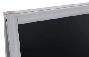 Allboards, reklamní áčko s křídovou tabulí 100x60 cm- stříbrné,PK75SILVER