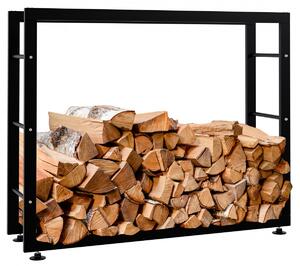Stojan na dřevo Keri V2 25x100x80, černá